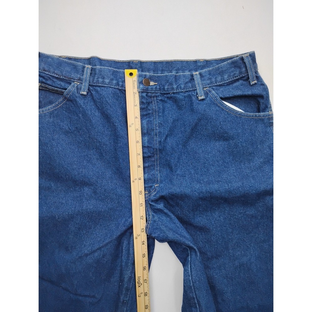 Dickies Carpenter Pants Jeans Mens 40x29 Blue Baggy Skater Hip Hop 90s Vintage - Picture 3 of 10